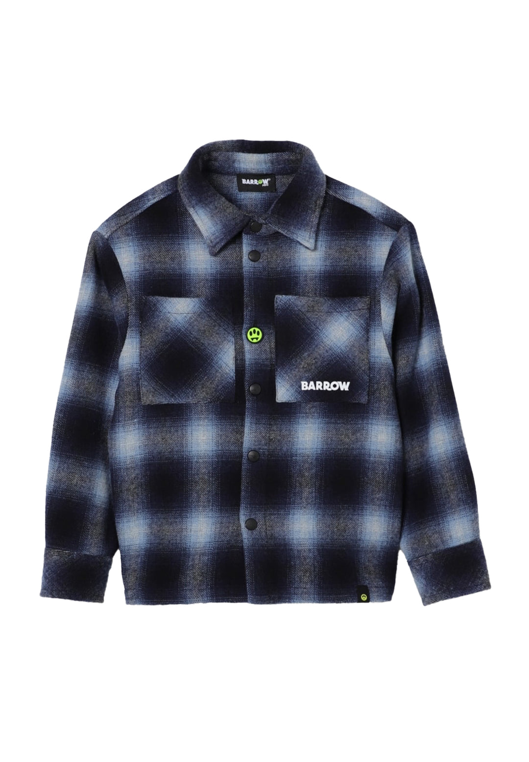Camicia in flanella blu per bambino
