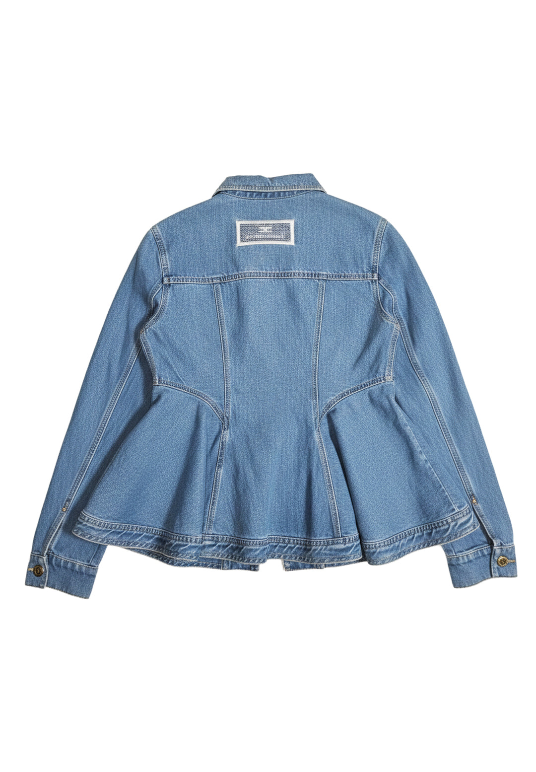 Giubbino denim blu per bambina