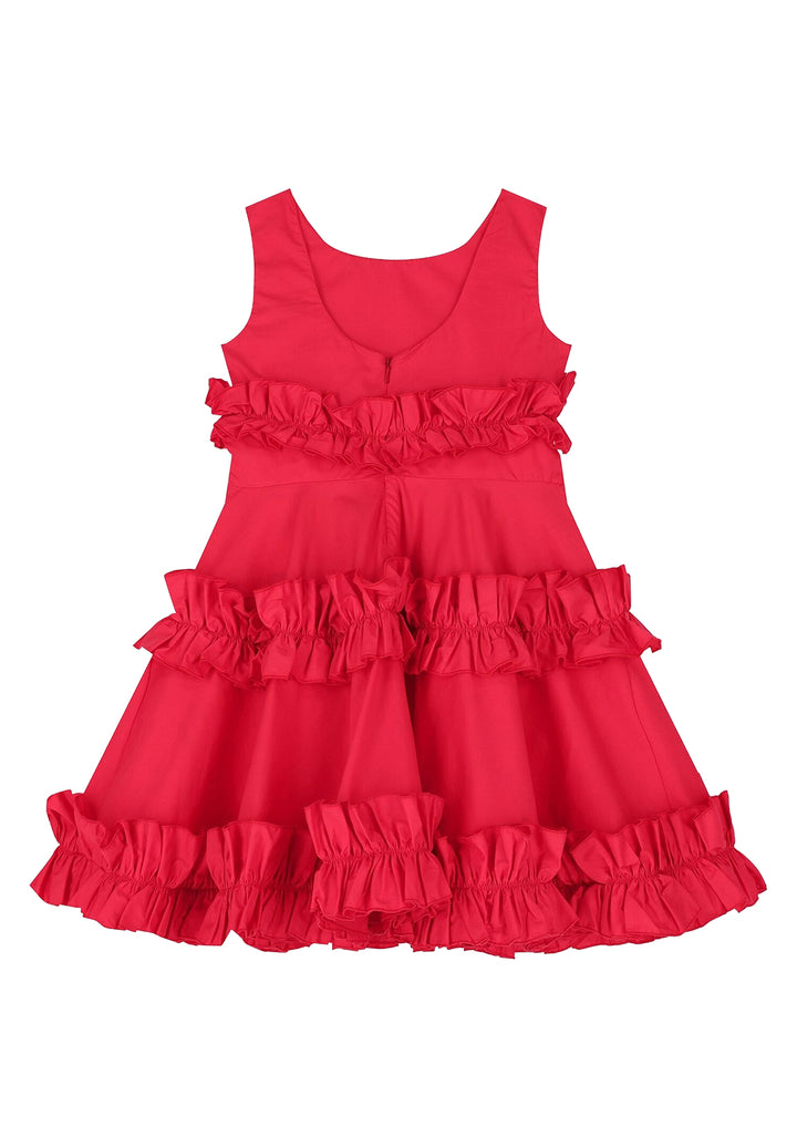 Vestito rosso per bambina