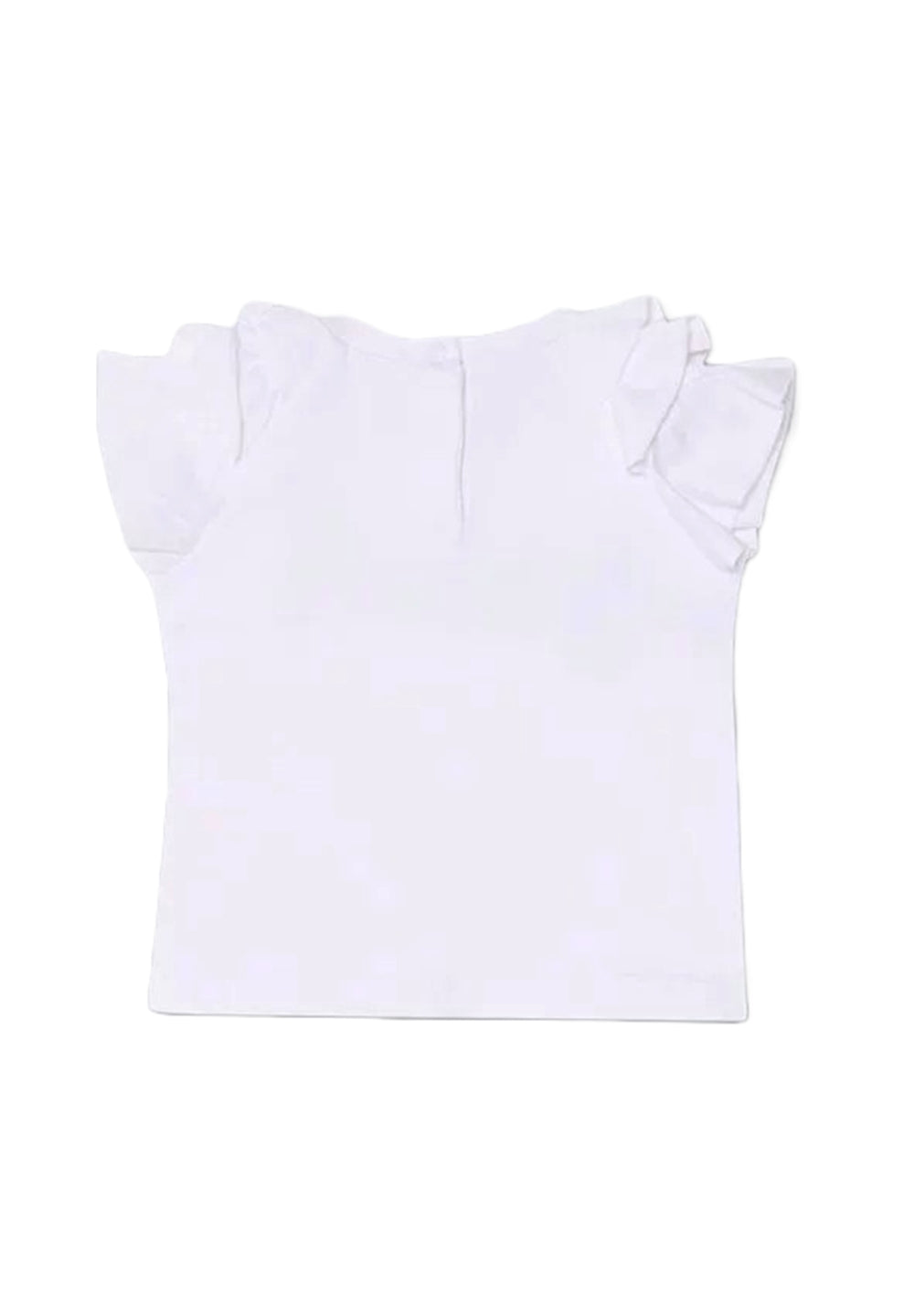 White t-shirt for baby girl