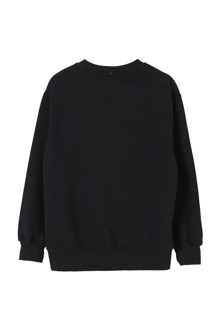 Felpa girocollo bianca per bambino