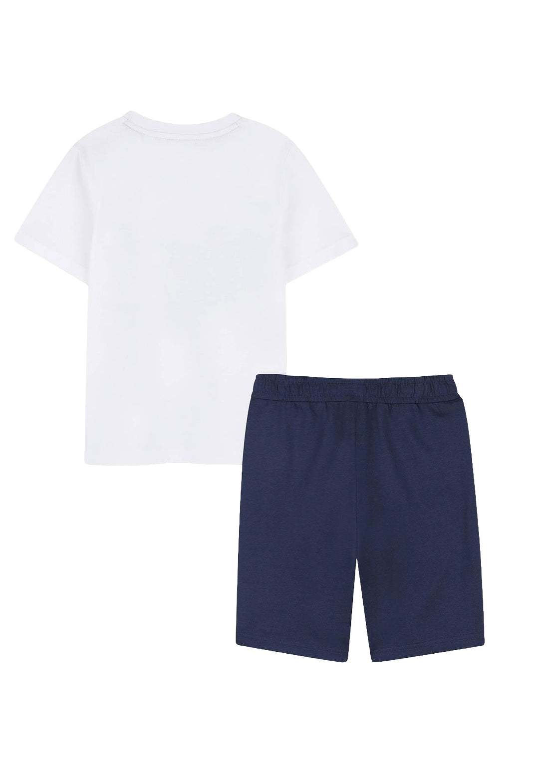 Completo bianco-blu per bambino