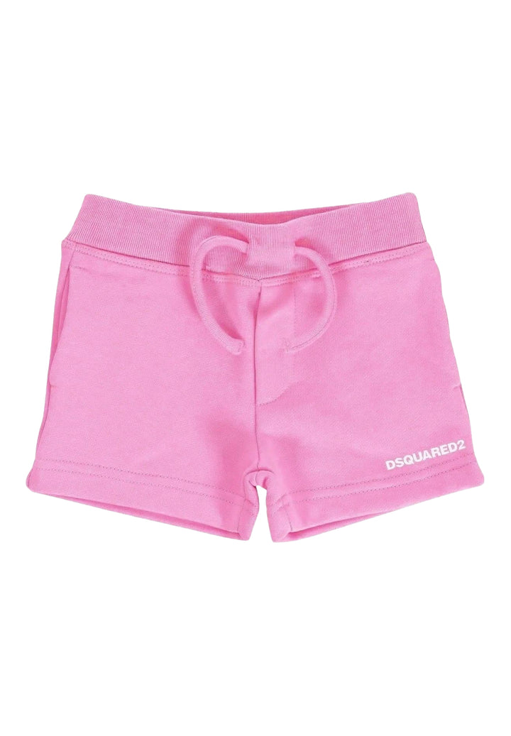 Short felpa rosa per neonata