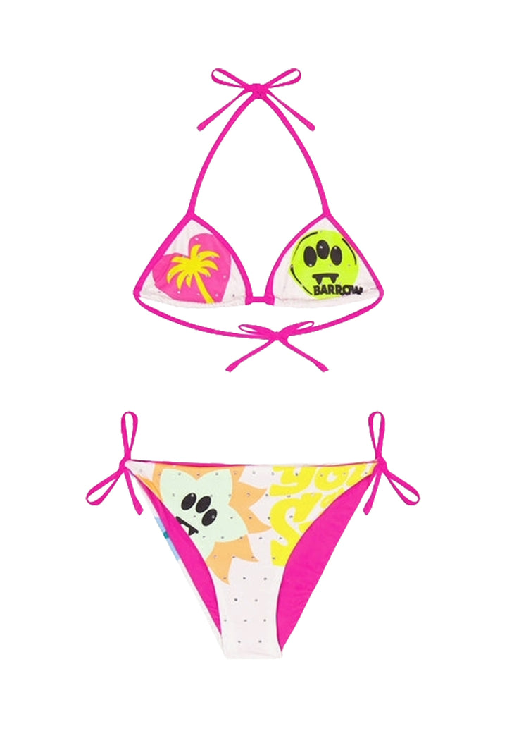 Costume bikini fuxia per bambina