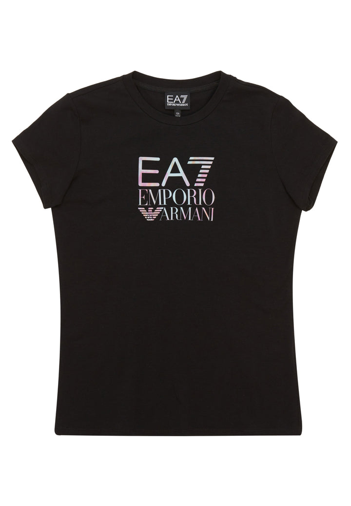 T-shirt nera per bambina