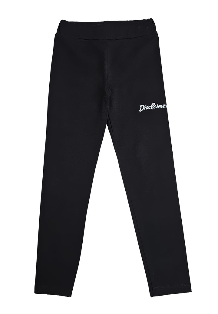Leggings nero per bambina