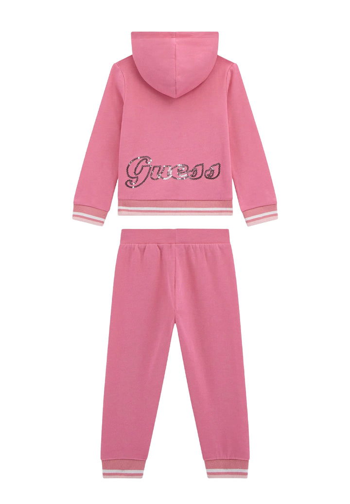 Completo felpa rosa per bambina