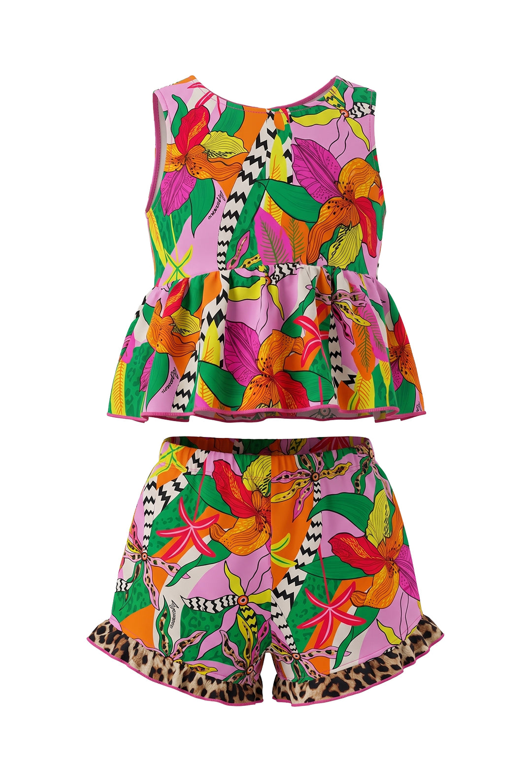 Completo multicolor per neonata
