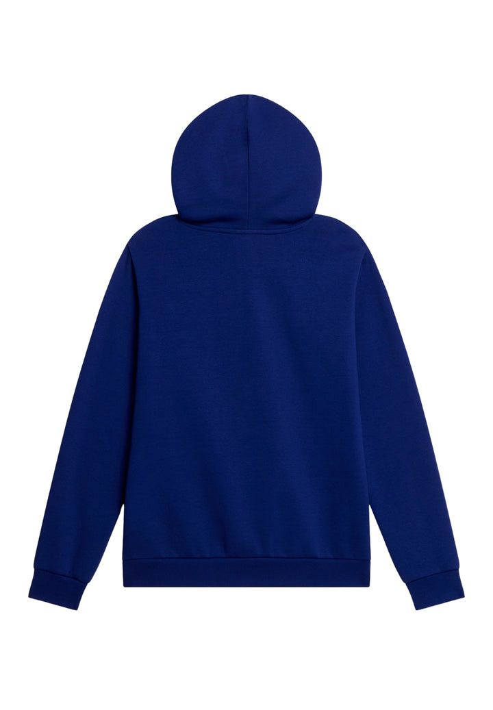 Felpa cappuccio blu per bambino