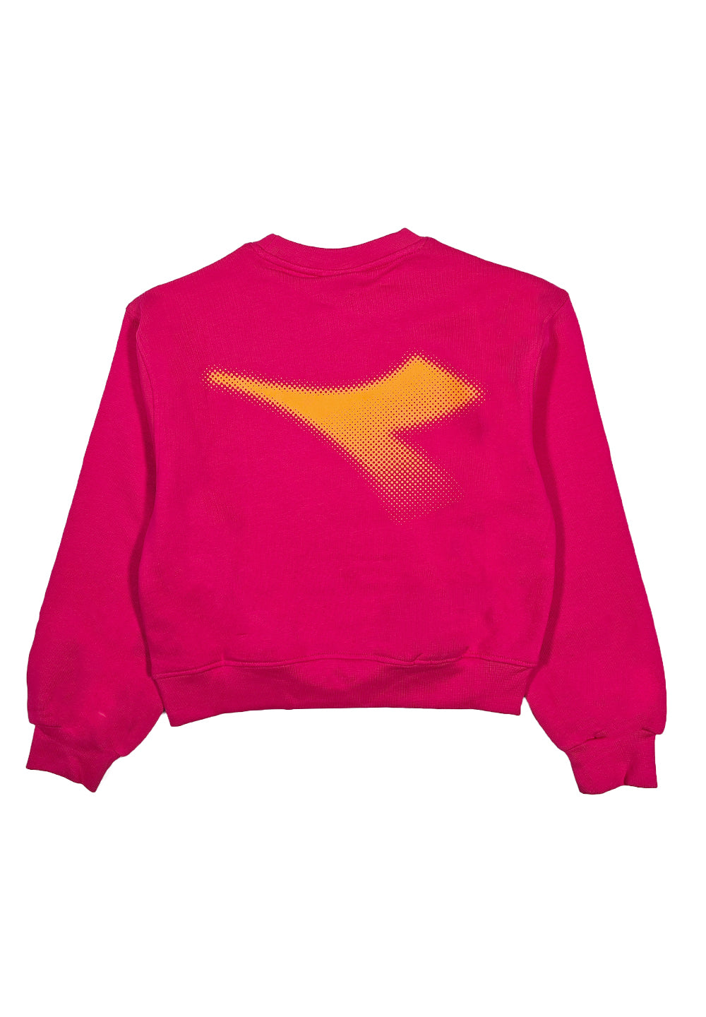 Fuchsia crewneck sweatshirt for girls