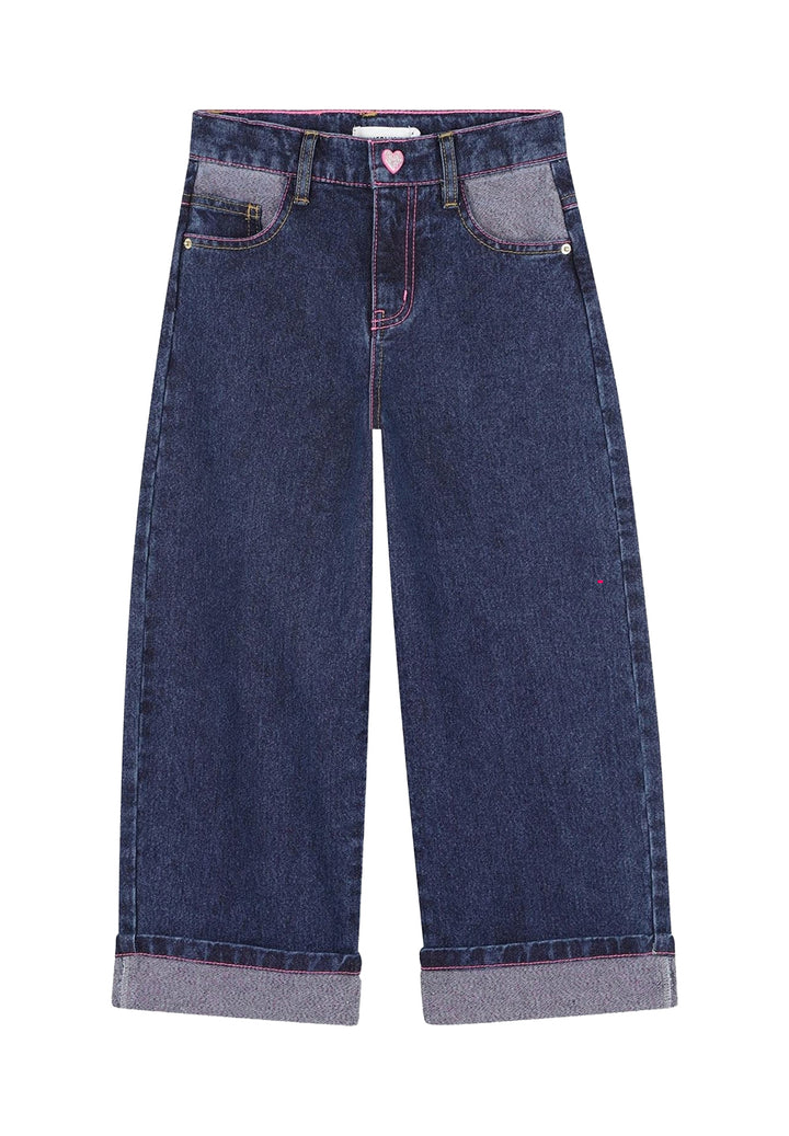 Jeans blu denim per bambina