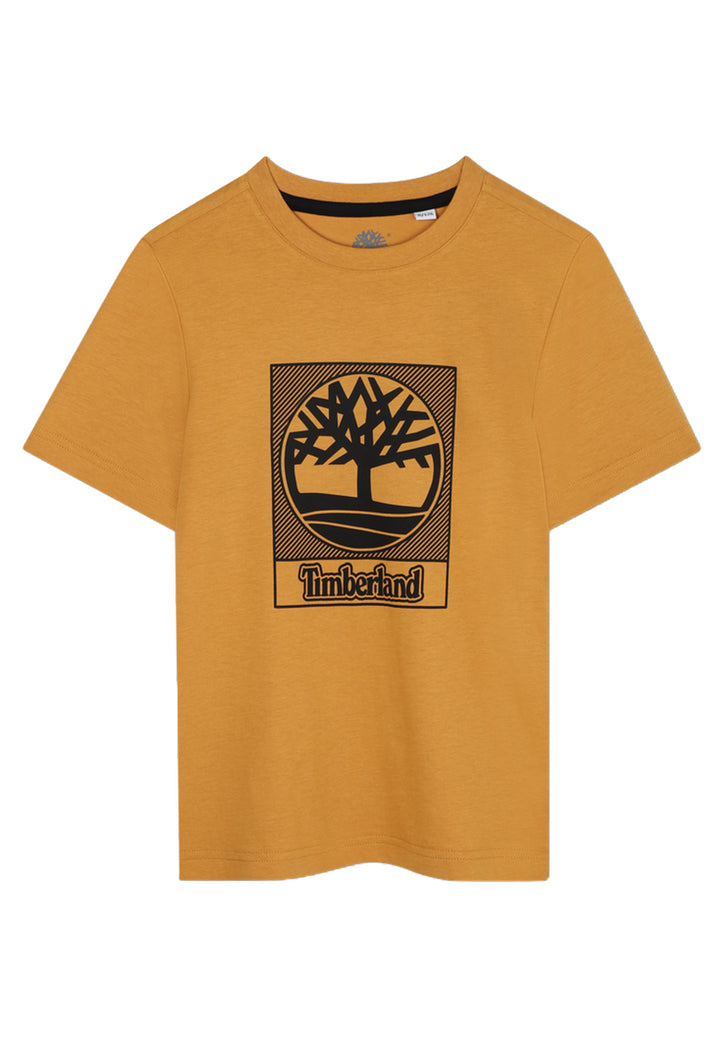 T-shirt senape per bambino
