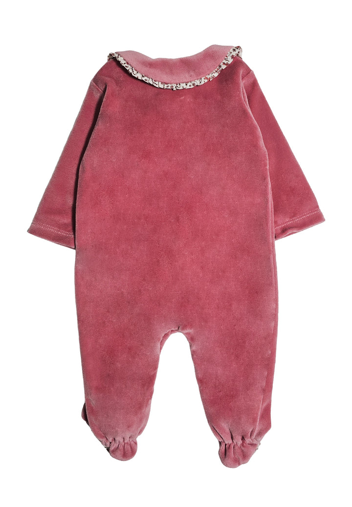 Tutina ciniglia fuxia per neonata