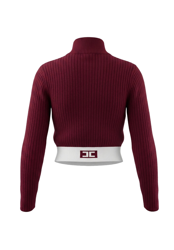 Maglione viola per bambina