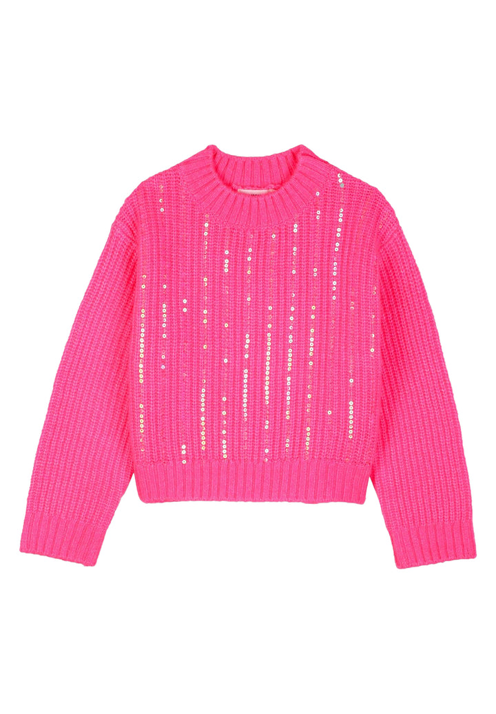 Maglione rosa per bambina