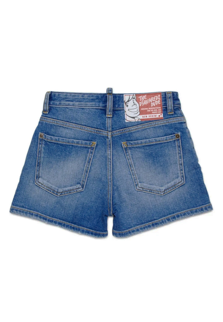 Bermuda denim blu per bambino