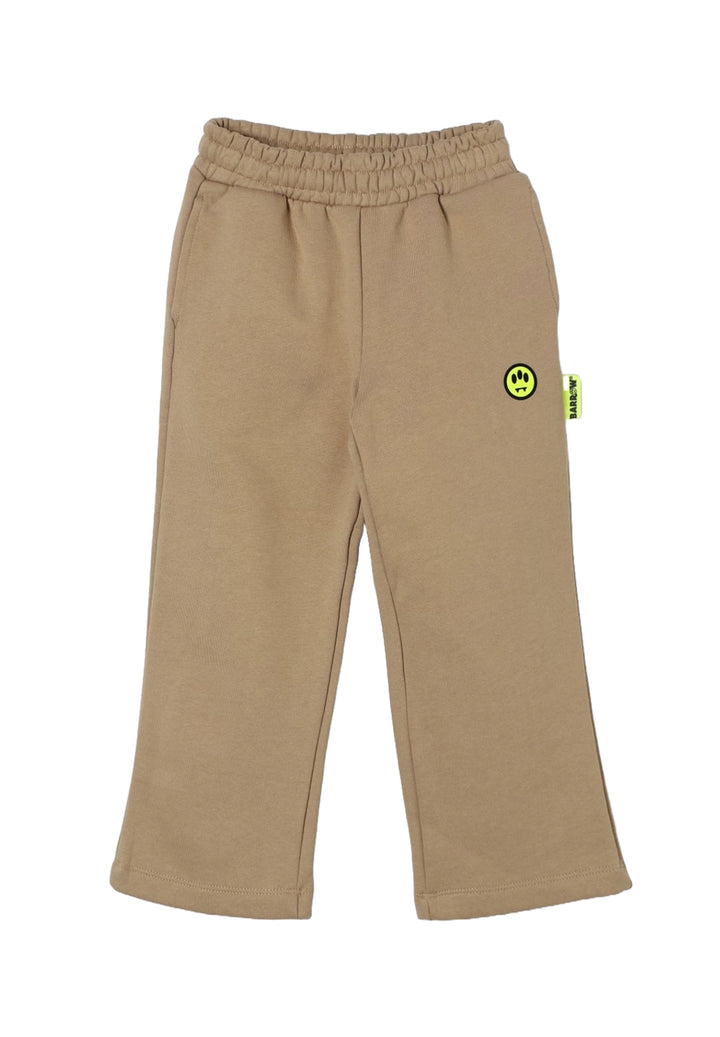 Pantalone felpa marrone per bambino