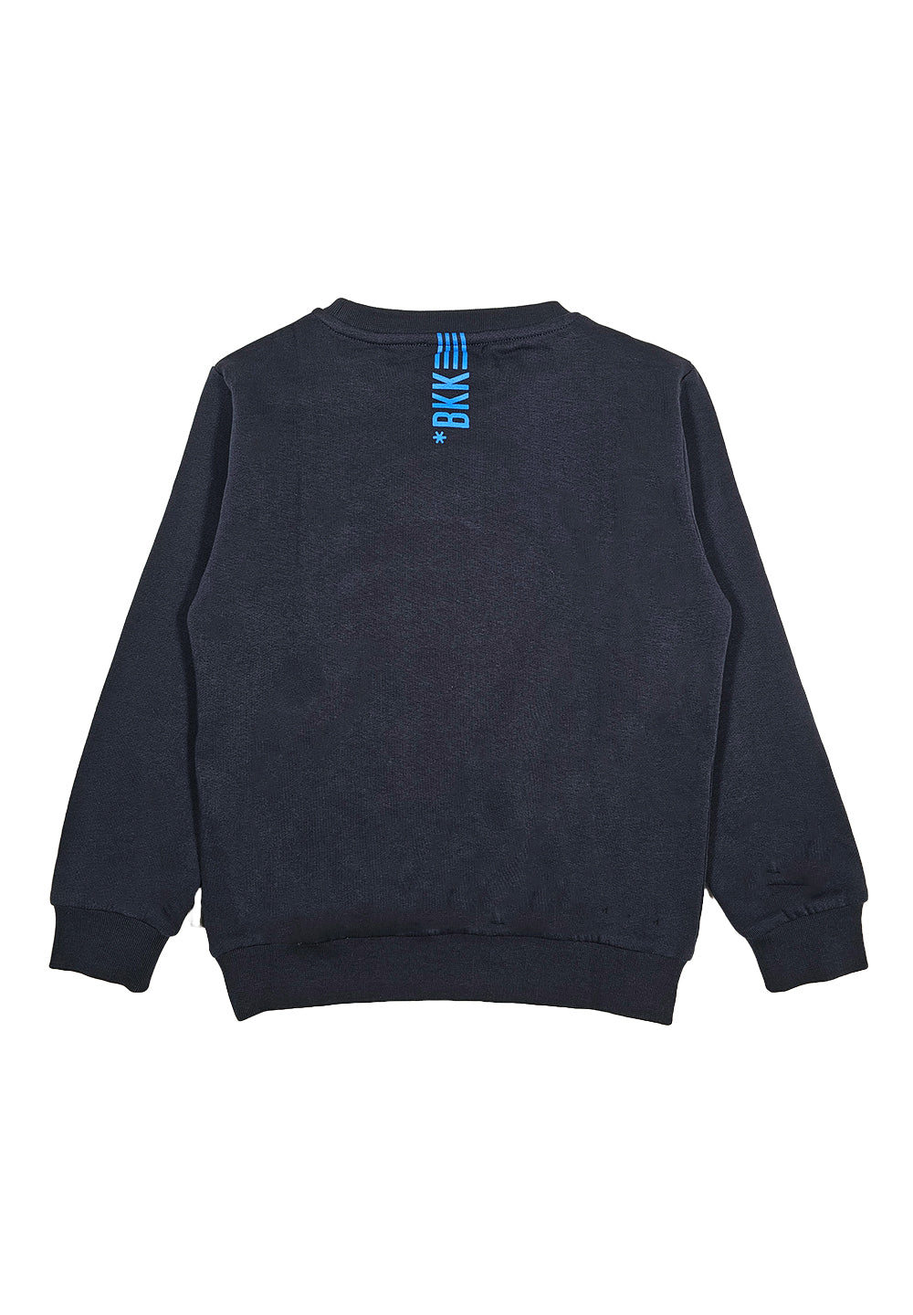 Blaues Sweatshirt mit Rundhalsausschnitt für Jungen