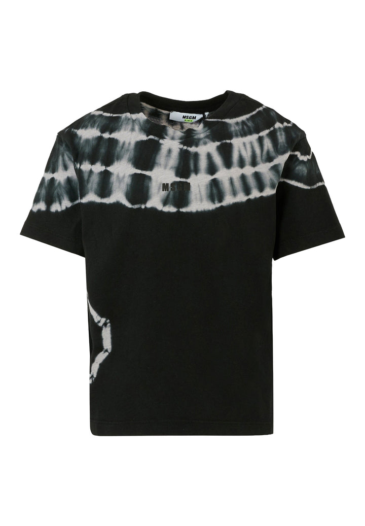 T-shirt nera per bambino