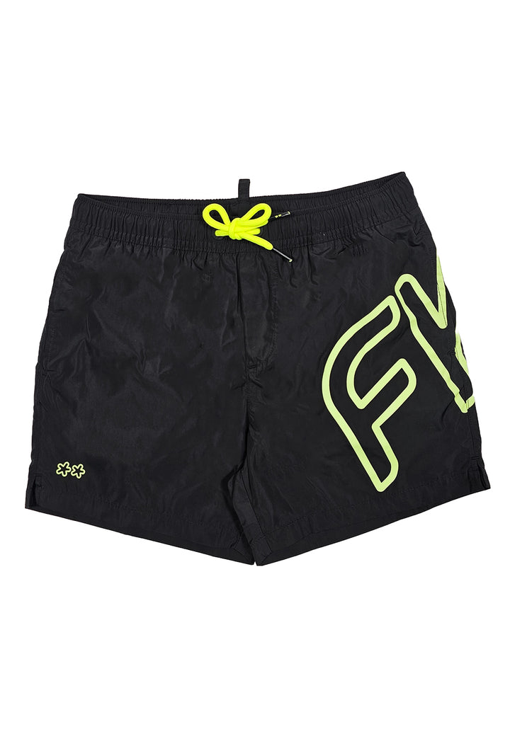 Costume boxer nero per bambino