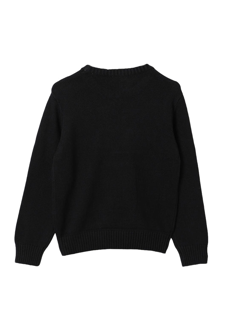 Maglione nero per bambina