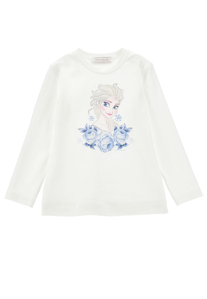 Cream t-shirt for girls