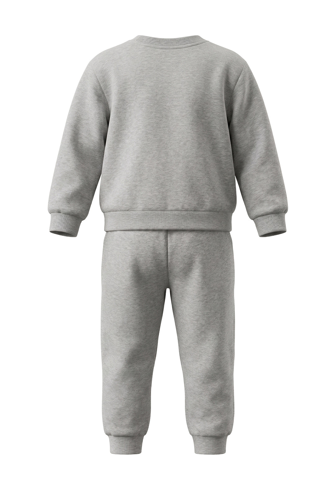 Completo felpa grigio per bambino