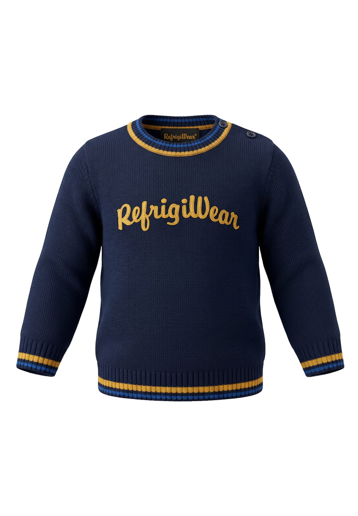 Maglione blu per neonato