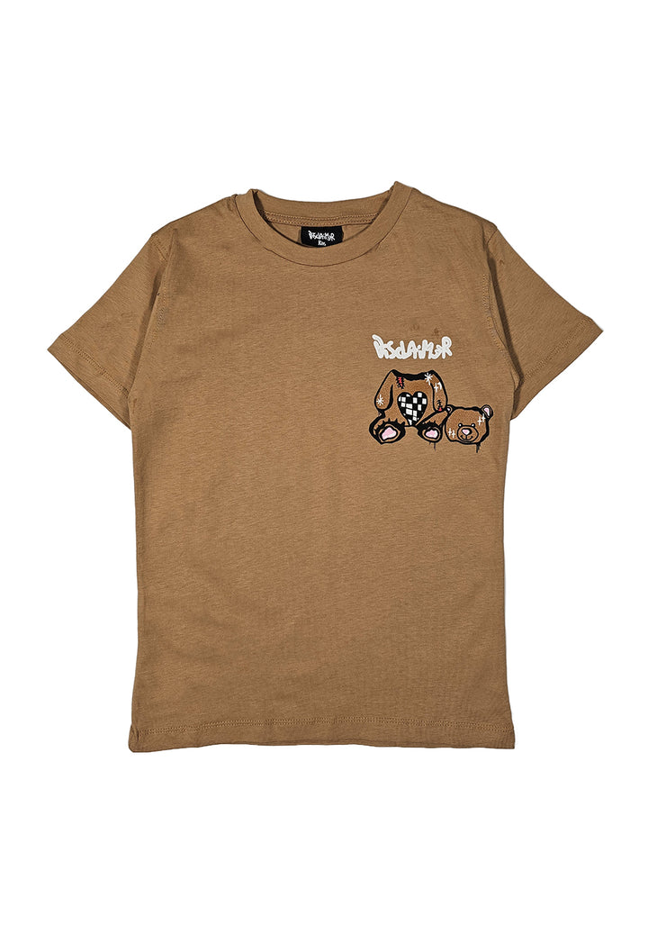 Brown t-shirt for boys