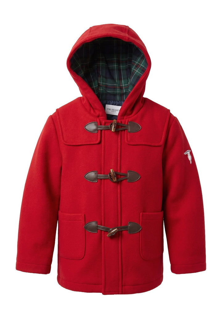 Cappotto rosso per neonato