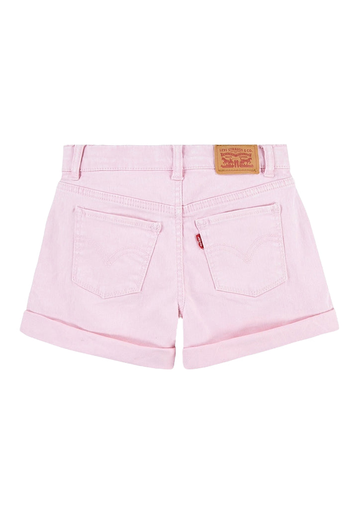 Short denim rosa per bambina