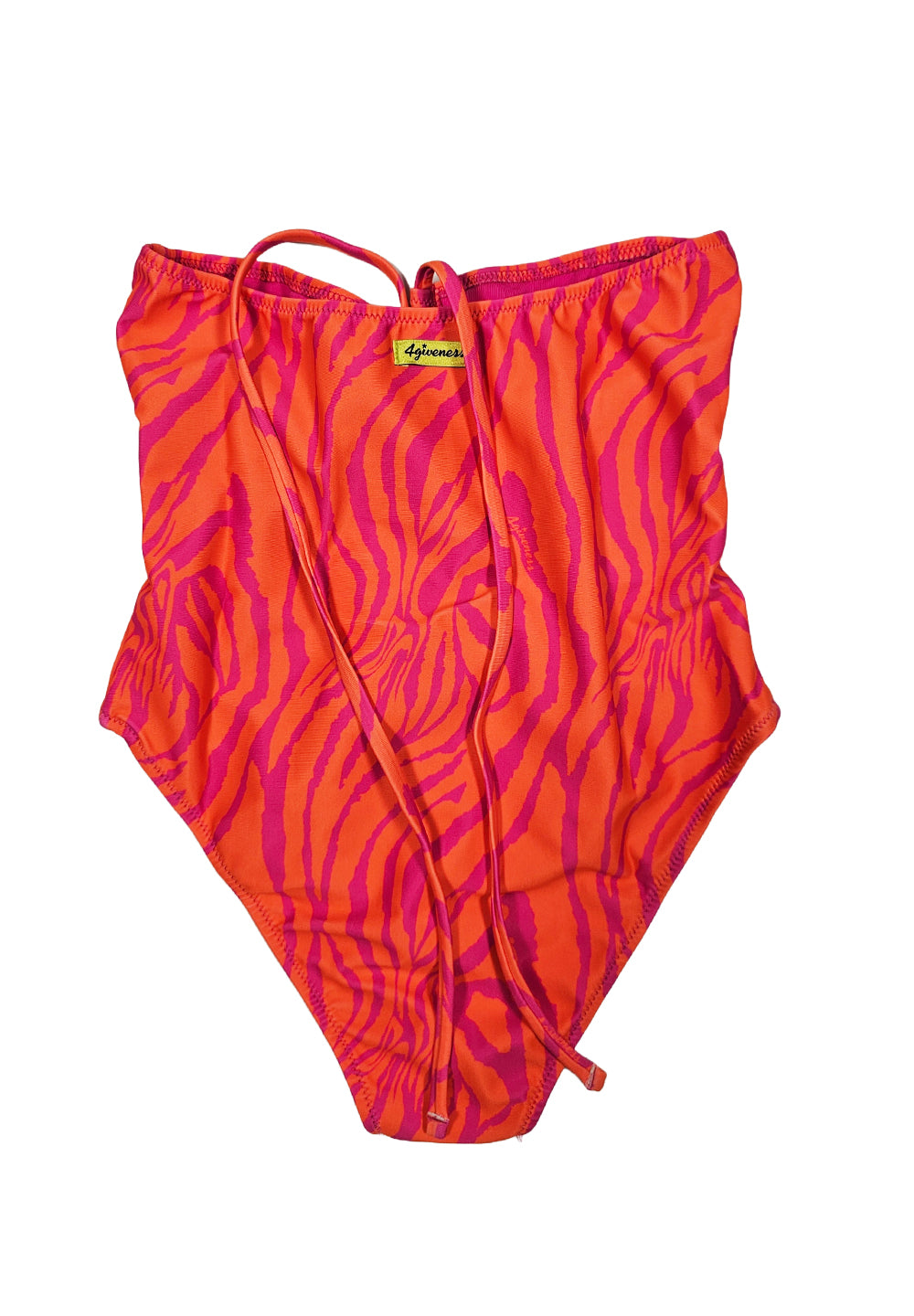 Costume intero arancione-viola per bambina