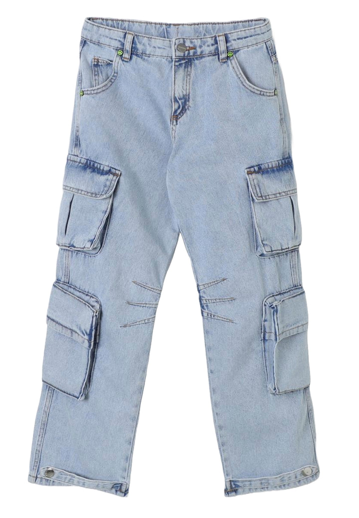 Jeans blu denim chiaro per bambino