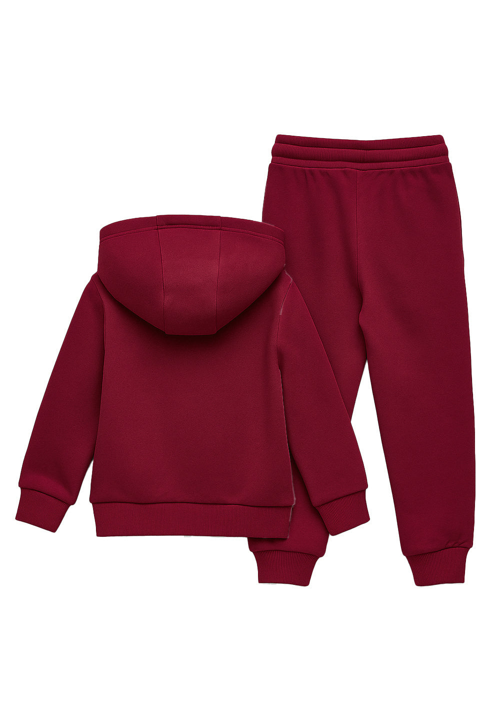 Completo felpa rosso per bambino