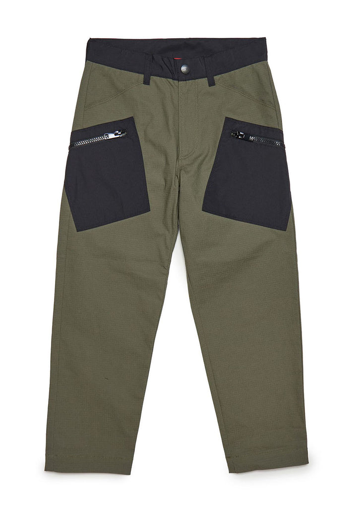 Green trousers for children