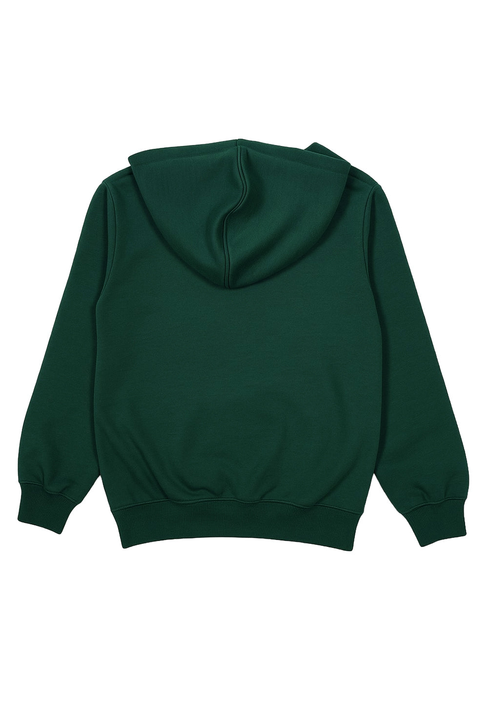 Felpa cappuccio verde per bambino