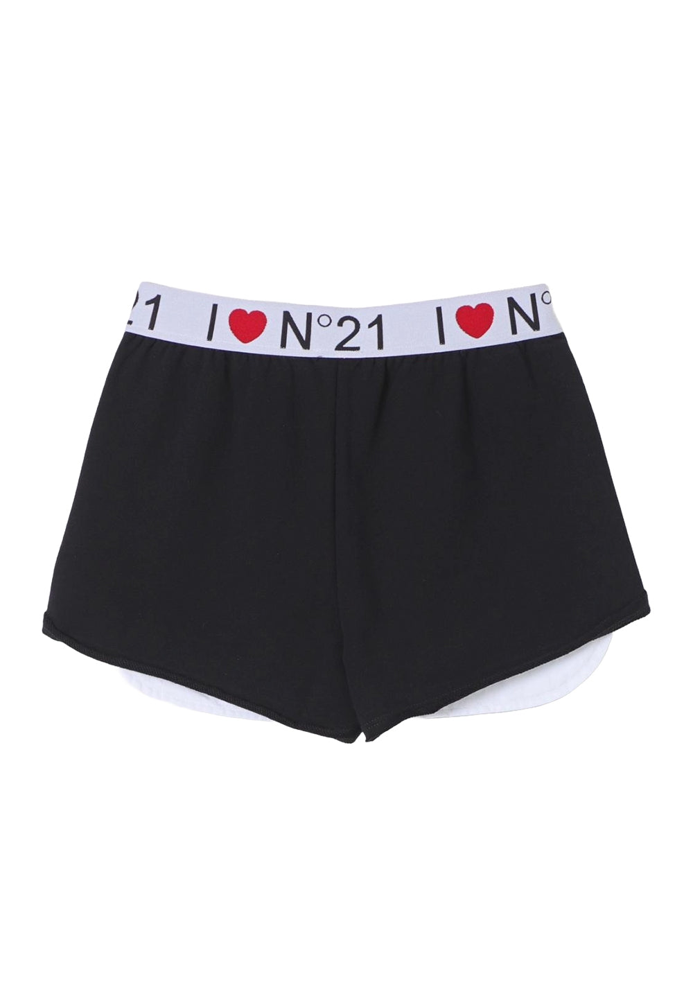 Short nero per bambina