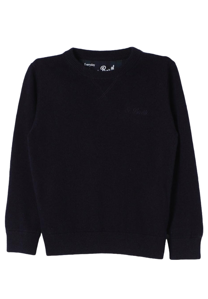 Maglioncino blu navy per bambino