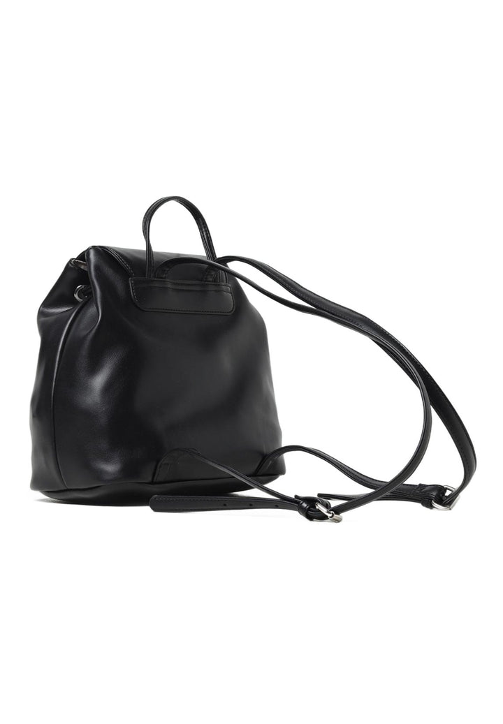 Zaino ecopelle nero per bambina