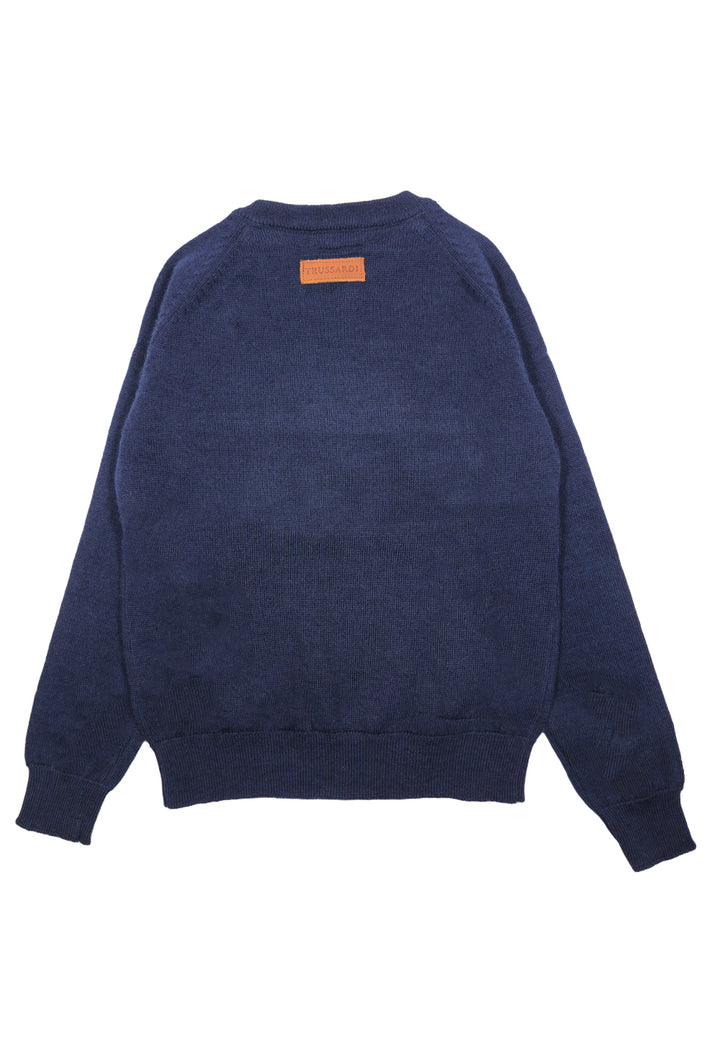 Maglione blu per neonato
