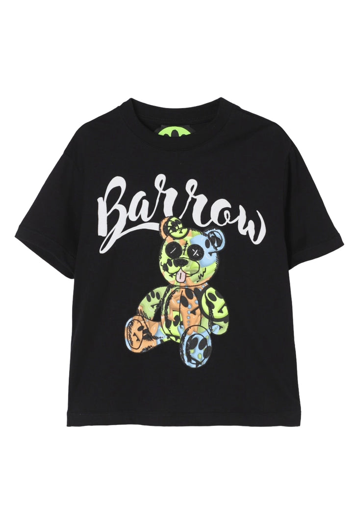 T-shirt nera per bambino