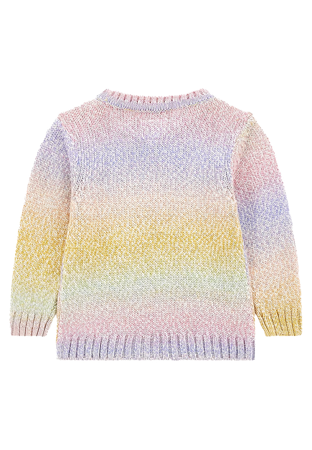 Multicolored sweater for newborn