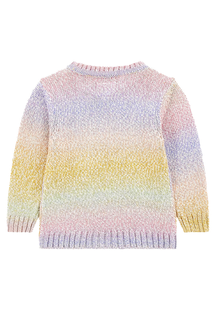 Multicolored sweater for newborn