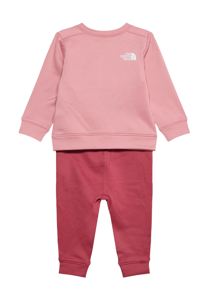 Completo felpa rosa per bambina
