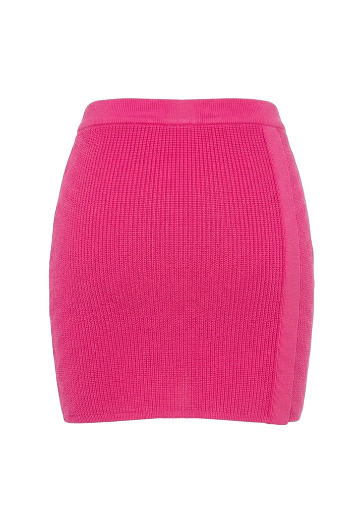 Gonna maglia fuxia per bambina