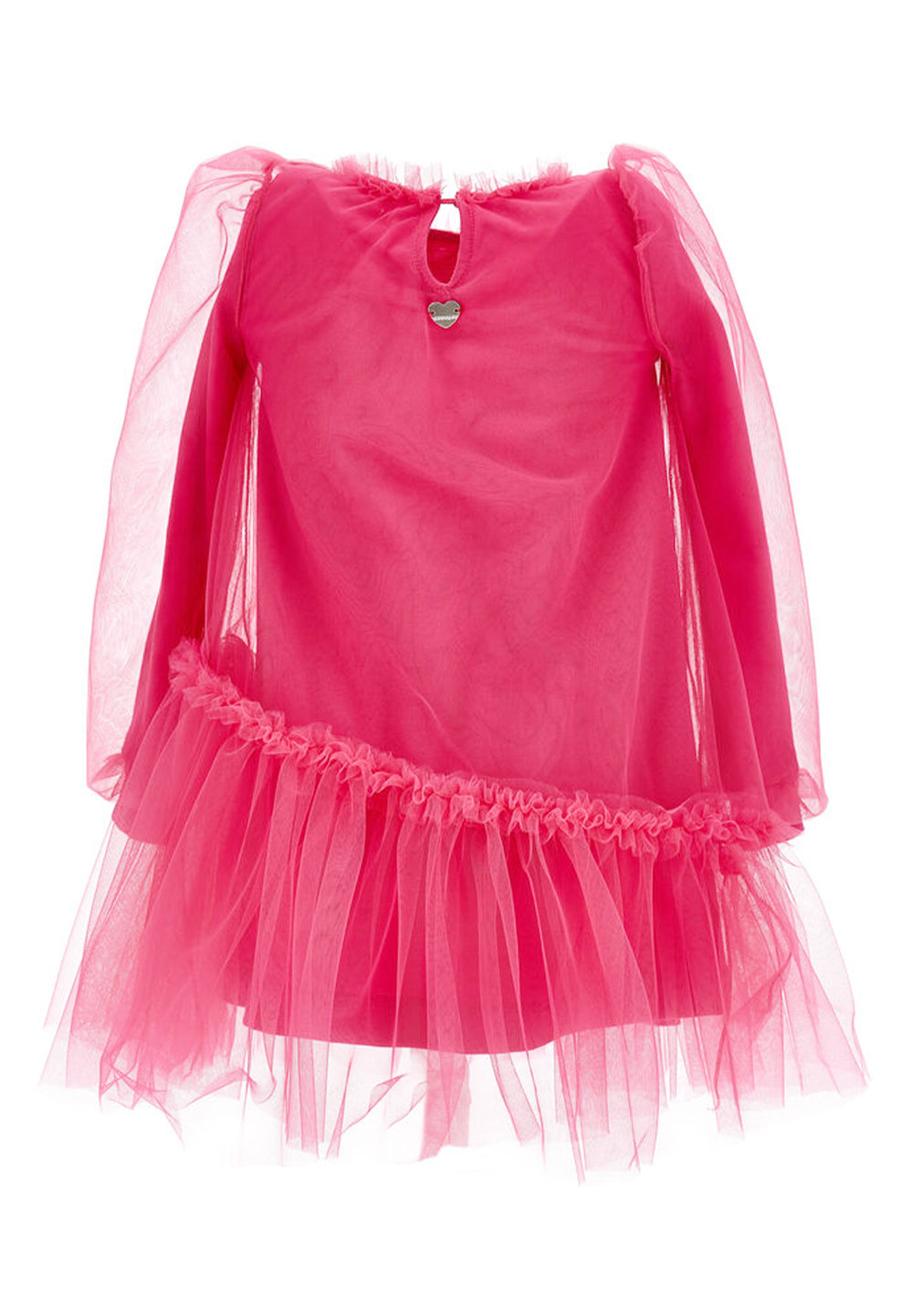 Fuchsia tulle dress for girls