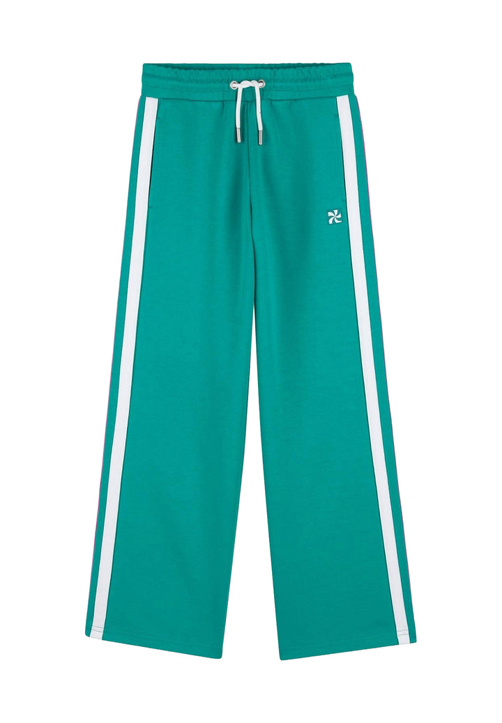 Pantalone felpa verde per bambina