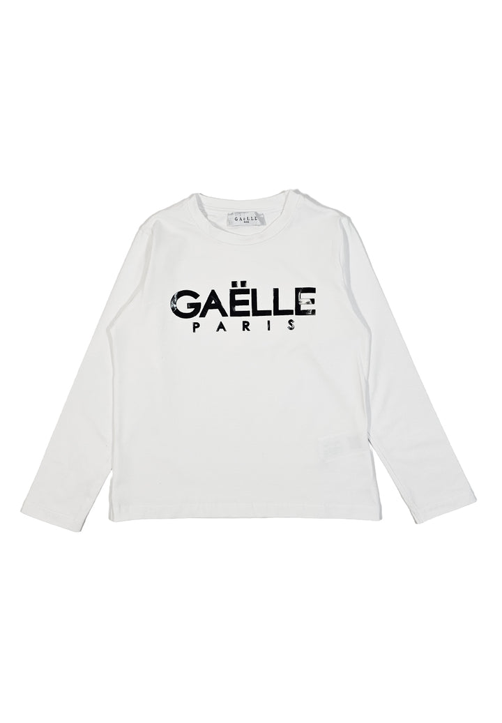 T-shirt bianca per bambina