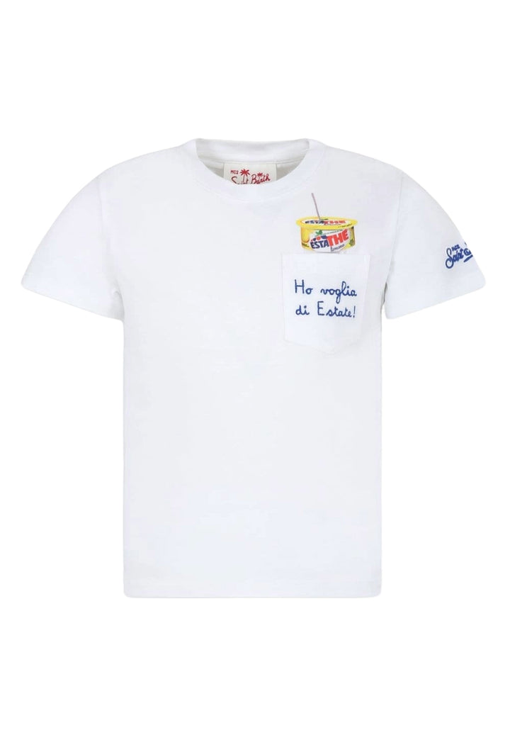 T-shirt bianca per bambino