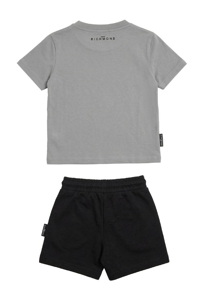 Completo grigio-nero per bambino